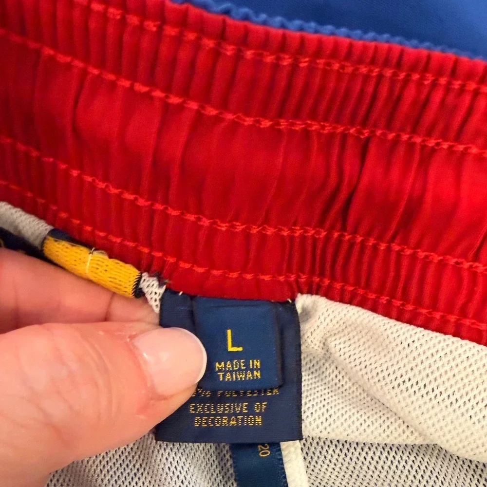 Polo Ralph Lauren Blue Traveler‎ Swim Trunks Shorts L NWOT